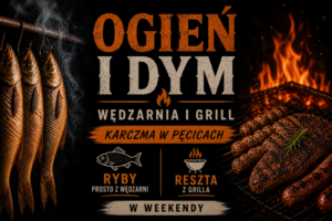 Ogień i dym w weekendy prostokąt